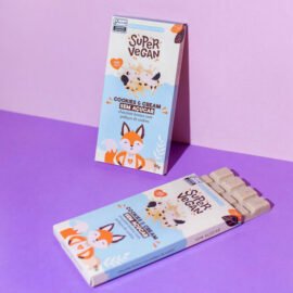 Barra de chocolate Cookies Cream 95g - super vegan