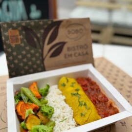 Panqueca de carne moída vegetal