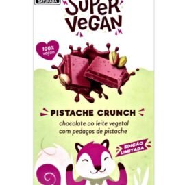 Barra de chocolate Pistache Crunch 95g - Super vegan