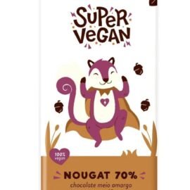 Barra de chocolate meio amargo com avelã 70% 95g - Super vegan
