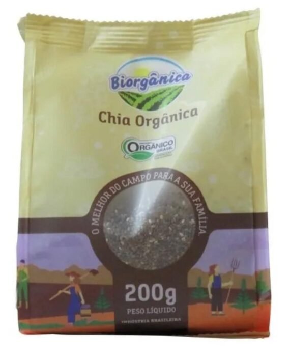 Chia orgânica 200g - Biorgânica